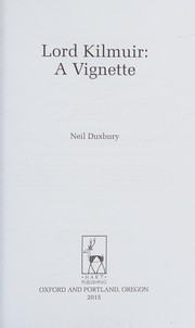 Cover of Lord Kilmuir by Neil Duxbury