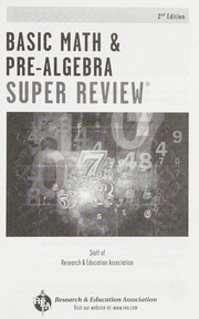 Front cover of Basic Math & Pre-Algebra Super Review by Editors of REA
