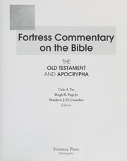 Front cover of Fortress Commentary on the Bible by Gale A. Yee