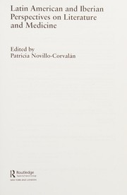 Front cover of Latin American and Iberian Perspectives on Literature and Medicine by Patricia Novillo-Corvalán