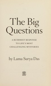 Cover of The big questions by Surya Das