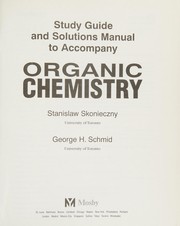 Front cover of Study guide and solutions manual to accompany organic chemistry by Stanislaw Skonieczny