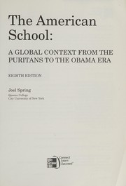 Cover of The American school by Joel H. Spring
