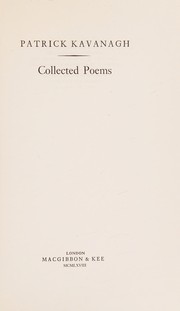 Cover of Collected poems by Patrick Kavanagh