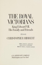 Cover of The royal Victorians by Christopher Hibbert