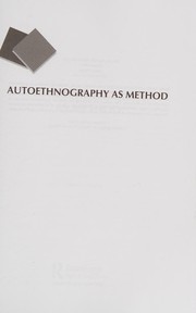 Cover of Autoethnography as method by Heewon Chang