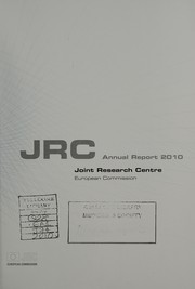Cover of Annual report by European Commission. Joint Research Centre