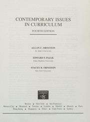 Cover of Contemporary Issues in Curriculum by Allan C. Ornstein