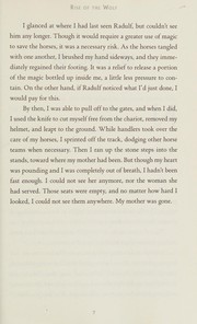 Front cover of Rise of the wolf by Jennifer A. Nielsen