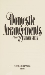 Front cover of Domestic Arrangements by Norma Klein
