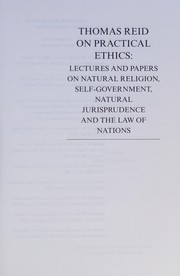 Cover of Thomas Reid on practical ethics by Thomas Reid
