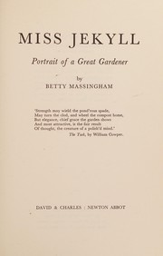 Cover of Miss Jekyll by Betty Massingham