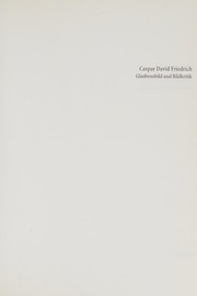 Front cover of Caspar David Friedrich by Johannes Grave