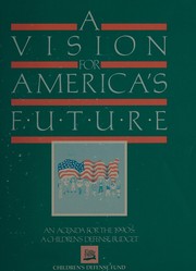 Cover of Vision for America's Future by Childrens Defense Fund