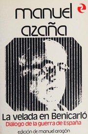 Front cover of La velada en Benicarló by Manuel Azaña