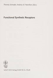 Cover of Functional synthetic receptors by Thomas Schrader