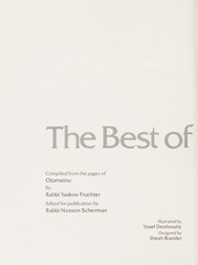 Cover of The Best of Olomeinu by Yaakov Fruchter