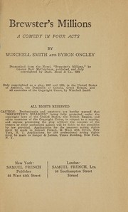 Cover of Brewster's millions by Winchell Smith