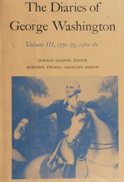 Front cover of Diaries of George Washington by George Washington