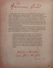 Front cover of American government for Christian schools by Timothy Keesee