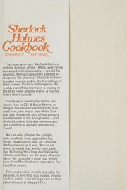 Cover of The Sherlock Holmes cookbook by Sean Wright