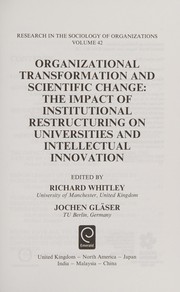 Cover of Organisational Transformation and Scientific Change by Richard Whitley