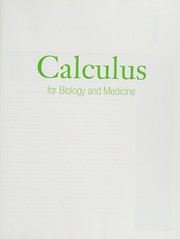 Cover of Calculus for biology and medicine by Claudia Neuhauser