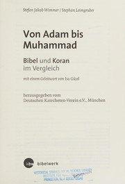 Cover of Von Adam bis Muhammad by Stefan Wimmer