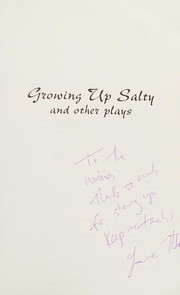 Front cover of Growing up salty and other plays by Natalie Meisner
