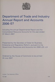 Cover of Departmental report by Great Britain. Department of Trade and Industry