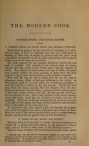 Cover of Modern Cook by Charles Elmé Francatelli