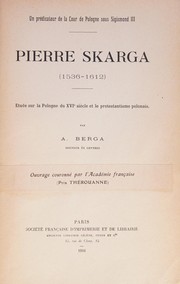 Cover of Pierre Skarga (1536-1612) by A. Berga