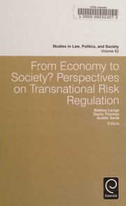 Front cover of From Economy to Society? by Bettina Lange