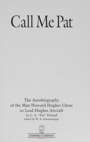 Front cover of Call Me Pat by L. A. Hyland