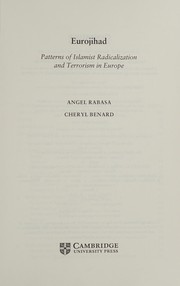 Front cover of Eurojihad by Angel Rabasa