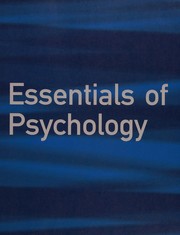Cover of Essentials of psychology by Stephen L. Franzoi