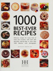 Front cover of 1000 best-ever recipes by Martha Day