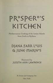 Front cover of Prospero's kitchen by Diana Farr Louis