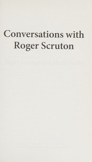 Cover of Conversations with Roger Scruton by Mark Dooley