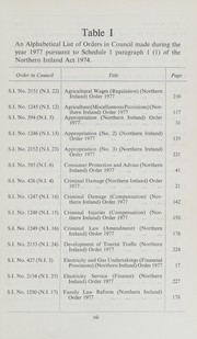 Front cover of Orders in Council by Northern Ireland