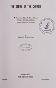 Front cover of Story of the church by Dorothy E. Claypool