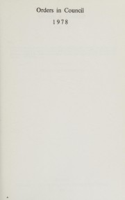 Cover of Statutory instruments by Northern Ireland.