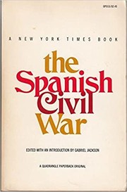 Front cover of The Spanish Civil War by Gabriel Jackson
