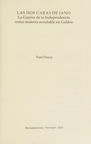Front cover of Las Dos Caras de Jano by Toni Dorca