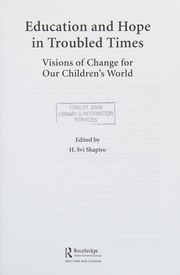 Cover of Education and hope in troubled times by H. Svi Shapiro