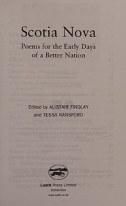 Cover of Scotia Nova by Alistair Findlay