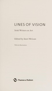 Front cover of Lines of Vision by Janet McLean