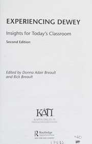 Front cover of Experiencing Dewey by Donna Adair Breault