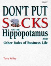 Front cover of Don't put socks on the hippopotamus by Terry Kelley