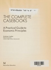 Cover of Casebooks on Economic Principles by Andrew Leake